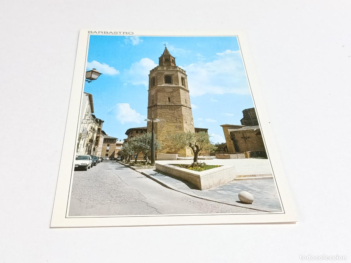Postales: HUESCA - POSTAL BARBASTRO - TORRE DE LA CATEDRAL - Foto 1