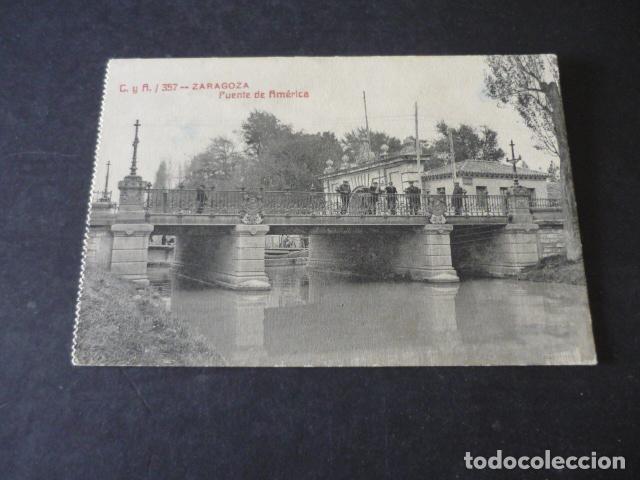 Postales: ZARAGOZA PUENTE DE AMERICA - Foto 1