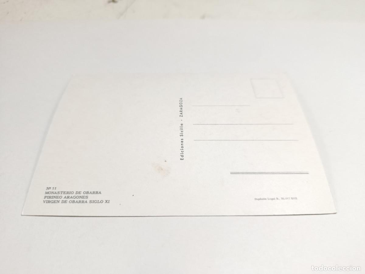 Postales: HUESCA - POSTAL MONASTERIO DE OBARRA - VIRGEN DE OBARRA - Foto 2