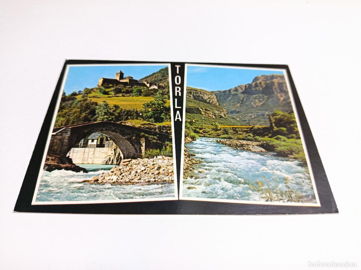Postales: HUESCA - POSTAL TORLA - SOBRE EL R&Iacute;O ARA - Foto 1