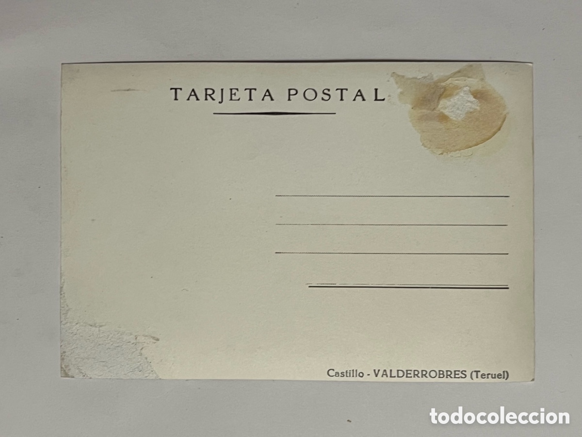Postales: CASTILLO EN VALDERROBRES (TERUEL). EXCLUSIVAS RAM&Oacute;N MOLINER - Foto 2