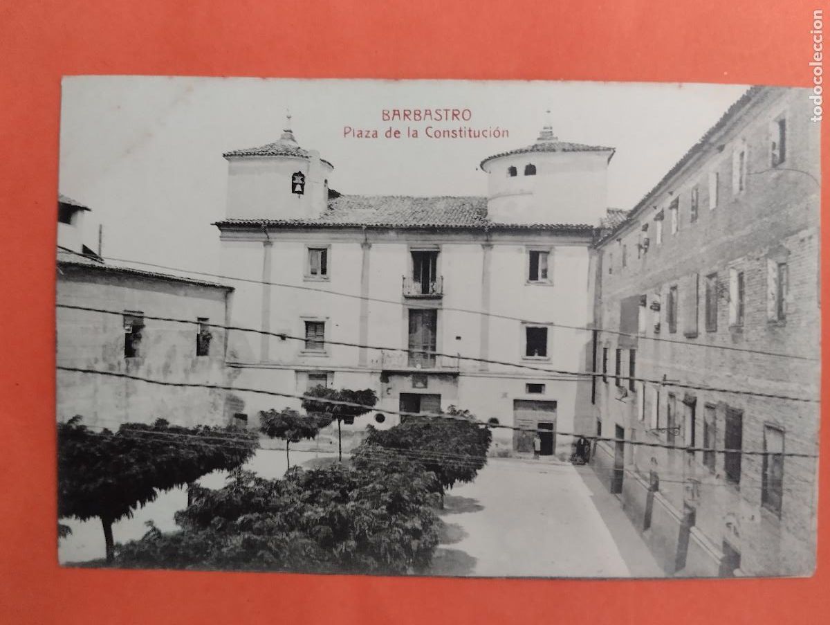 Postales: BARBASTRO HUESCA. PLAZA DE LA CONSTITUCION. - Foto 1