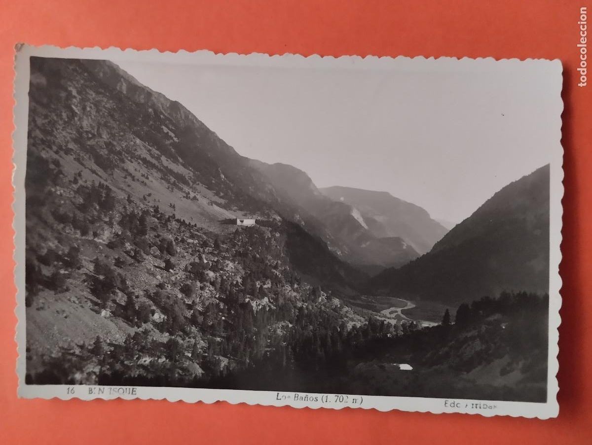 Postales: BENASQUE HUESCA LOS BA&Ntilde;OS . - Foto 1