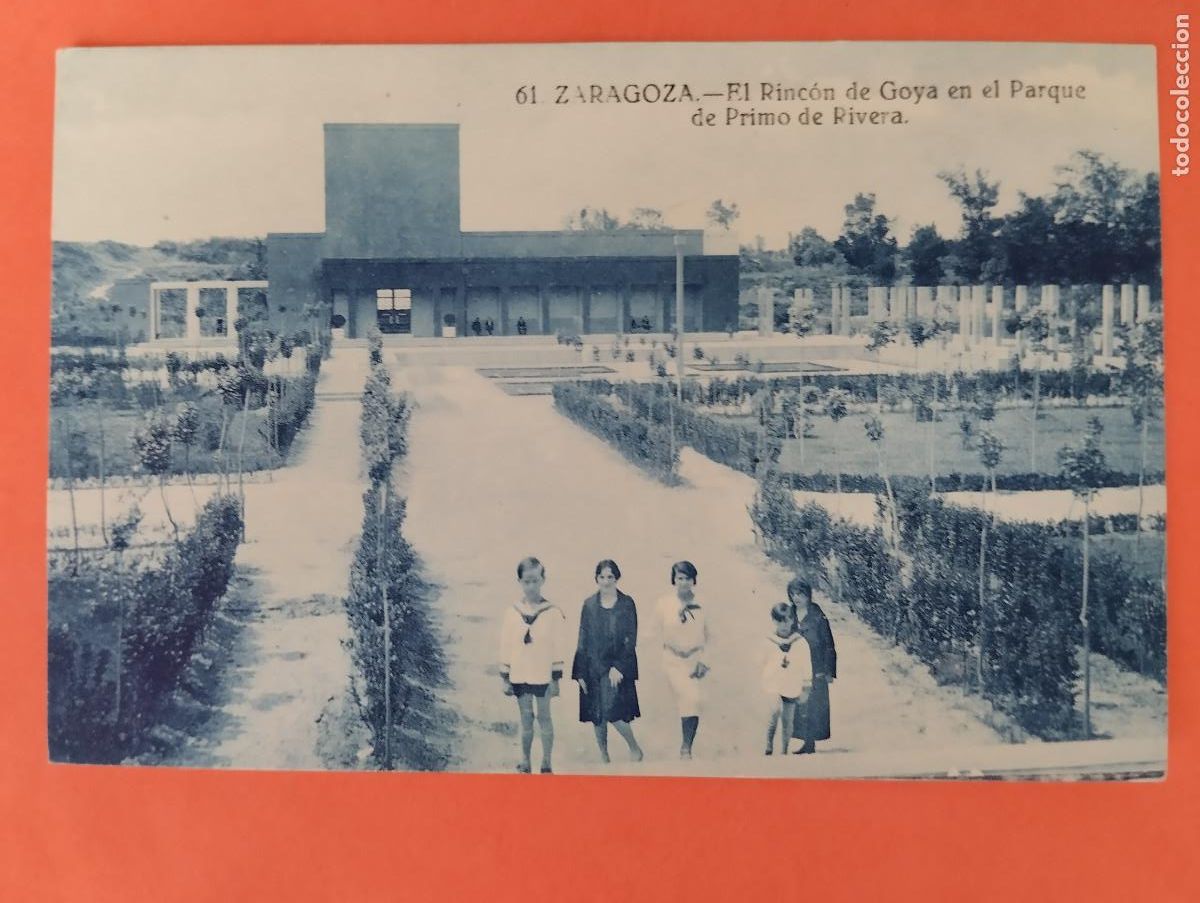Postales: ZARAGOZA EL RINCON DE GOYA EN EL PARQUE PRIMO DE RIVERA.. - Foto 1