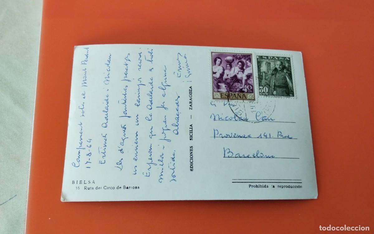 Postales: BIELSA , POSTAL ANTIGUA , BLANCO Y NEGRO - Foto 3