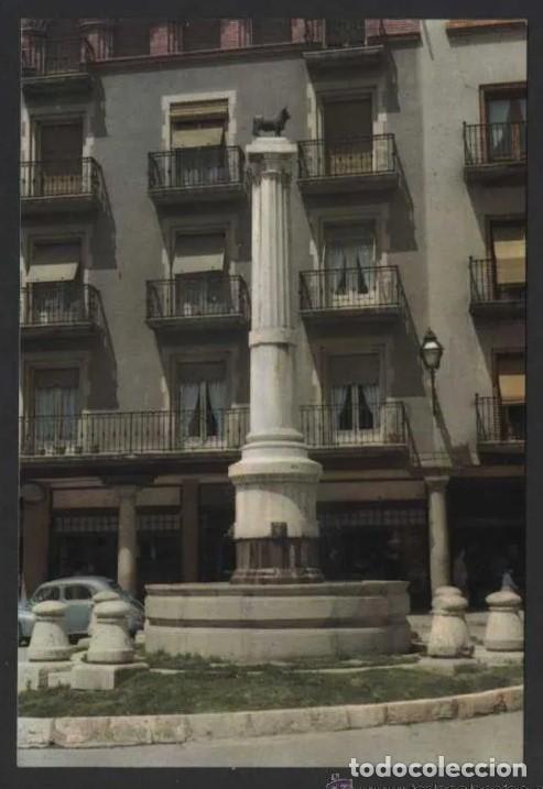 Postales: Teruel *Plaza del Torico* Ed. Cusc&oacute; n&ordm; 2. Circulada 1963.