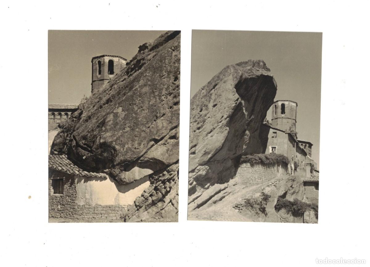 Postales: AZLOR. HUESCA. IGLESIA. 2 POSTAES - Foto 1