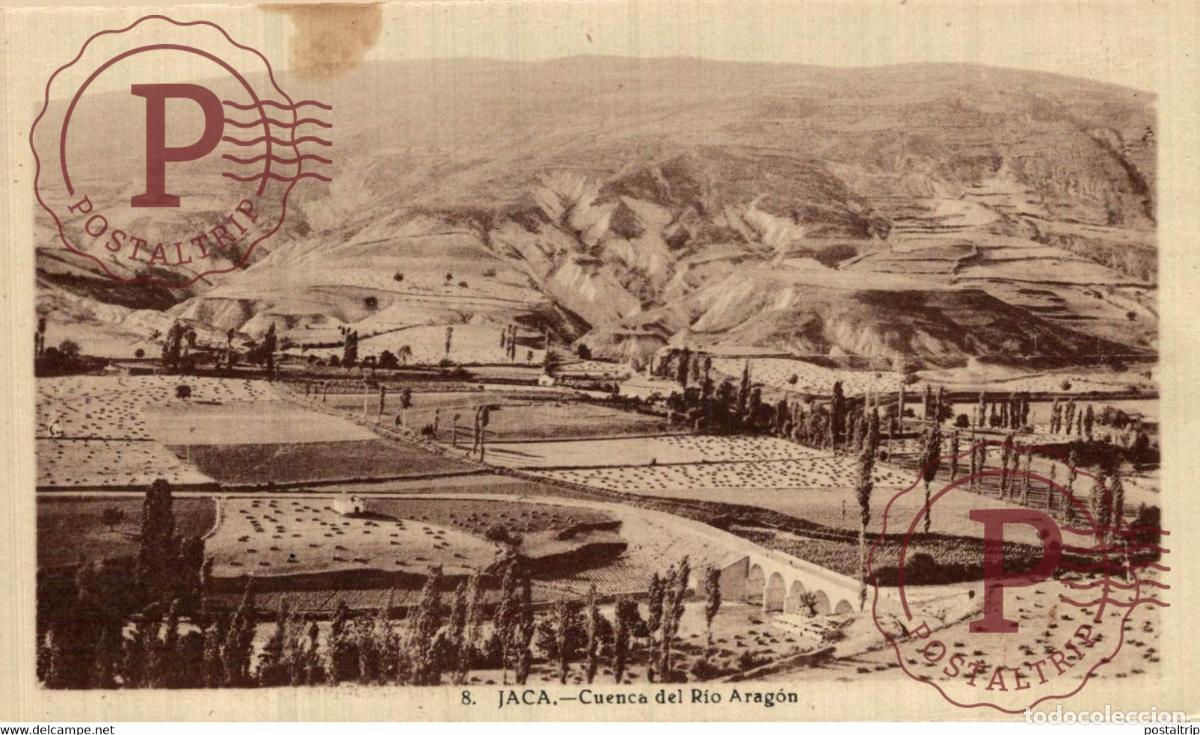 Postales: HUESCA. JACA. CUENCA DEL RIO ARAGON. - Foto 1