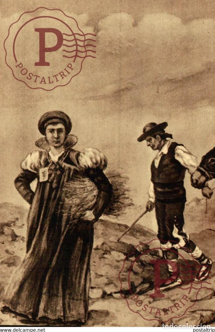 Postales: HUESCA. CAMPESINOS DE ANSO. - Foto 1