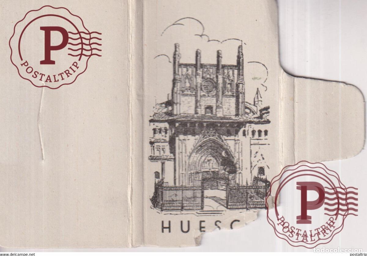 Postales: HUESCA. BLOC 10 MINI POSTALES - Foto 1