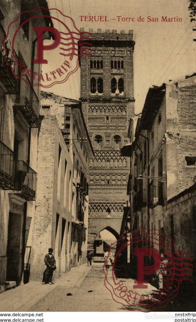 Postales: TERUEL TORRE DE SAN MARTIN - Foto 1