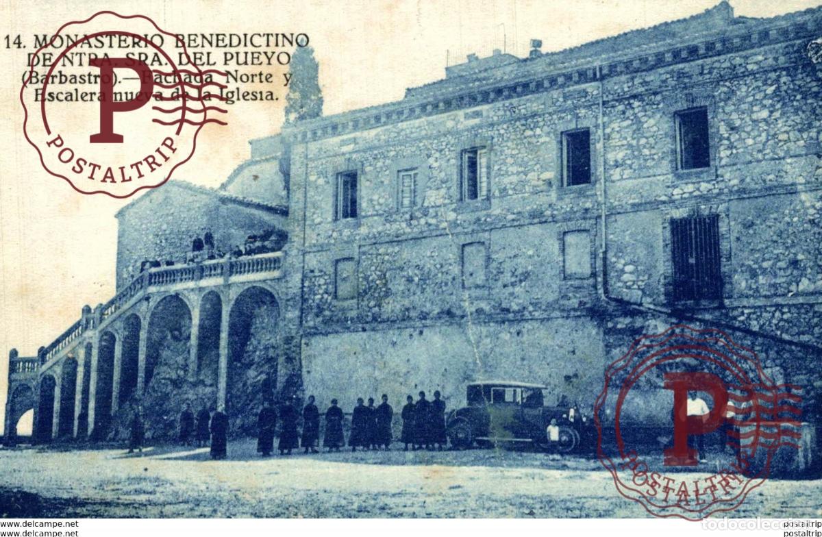 Postales: MONASTERIO BENEDICTINO DE NTRA SRA DEL PUEYO - Foto 1