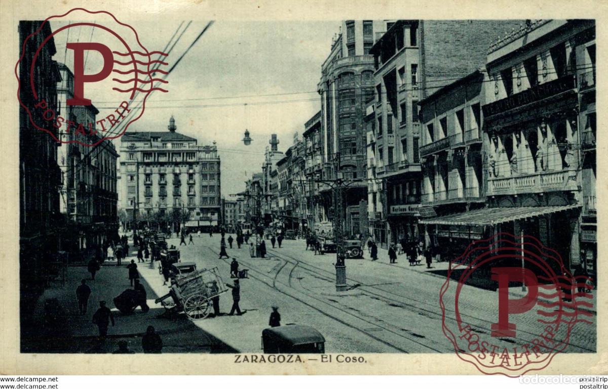 Postales: ZARAGOZA. - CALLE DEL COSO - Foto 1