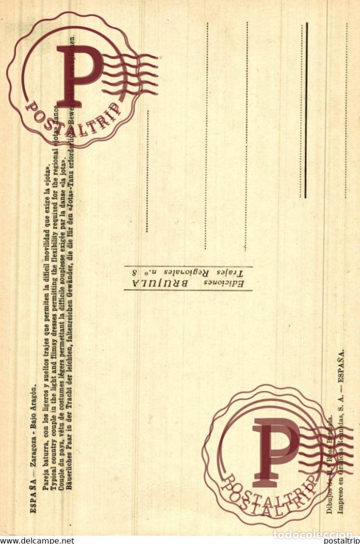 Postales: ZARAGOZA. BAJO ARAGON. - Foto 2