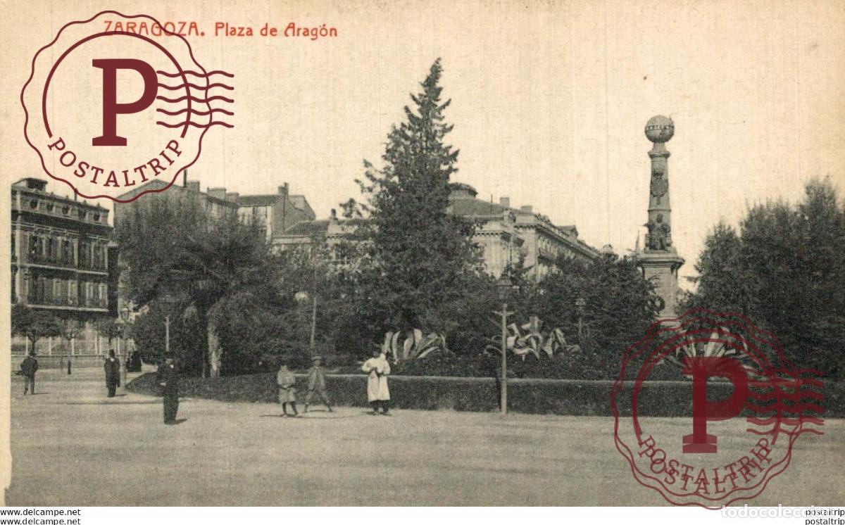 Postales: ZARAGOZA. PLAZA DE ARAGON. - Foto 1