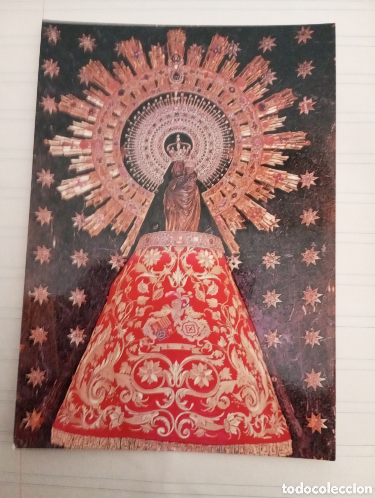 Postales: Postal virgen del Pilar circulada - Foto 1
