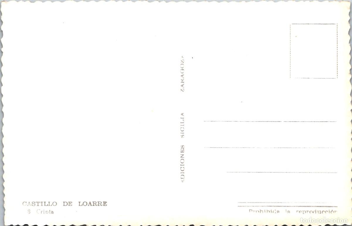 Postales: Castillo de Loarre - Cripta - Sicilia 8 - 140x90mm - Foto 2