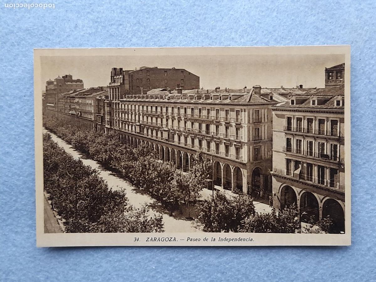 Postales: Zaragoza. Paseo de la Independencia. - Foto 1
