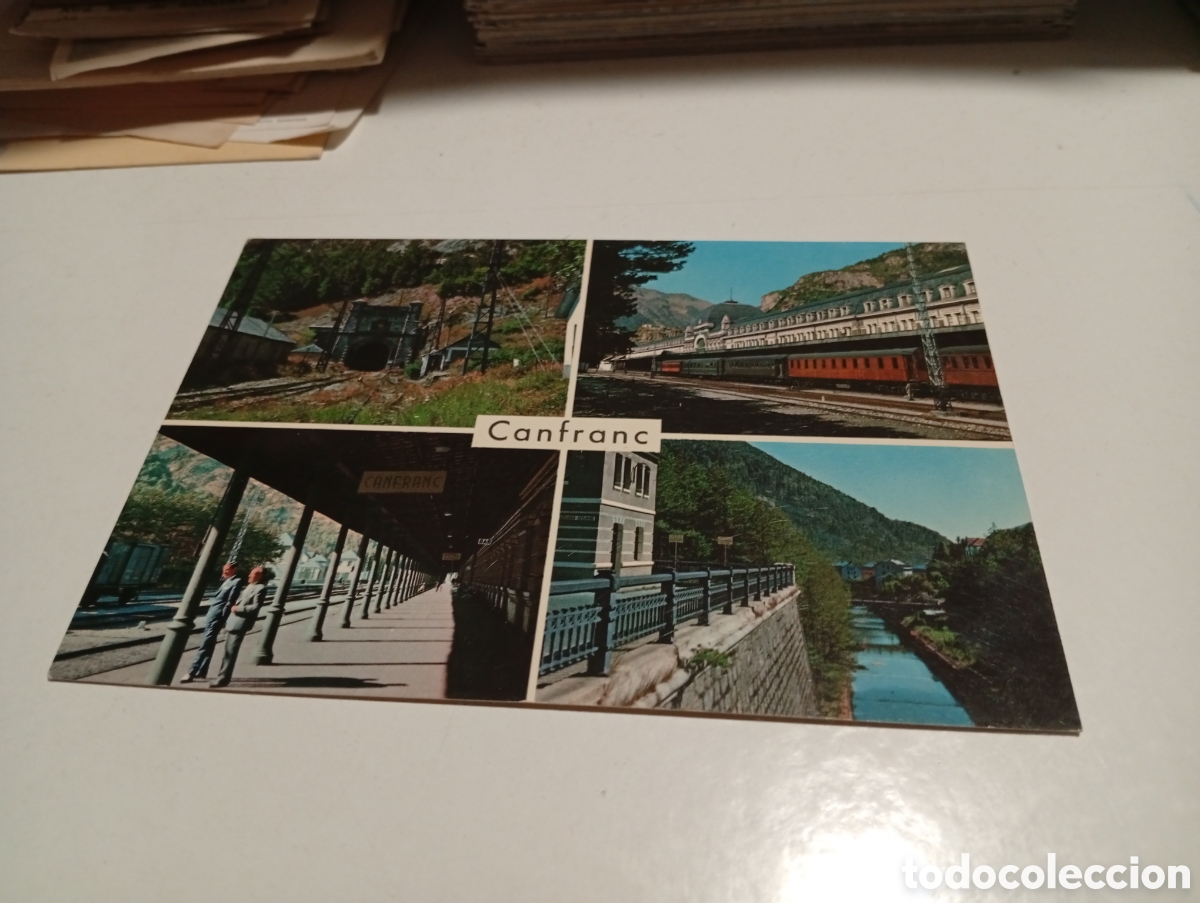Postales: Postal Canfranc estaci&oacute;n tren - Foto 1