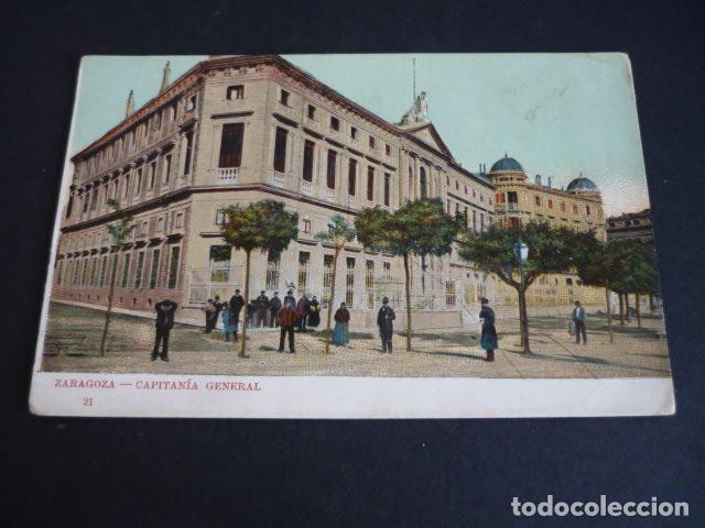 Postales: ZARAGOZA CAPITANIA GENERAL SIN DIVIDIR - Foto 1
