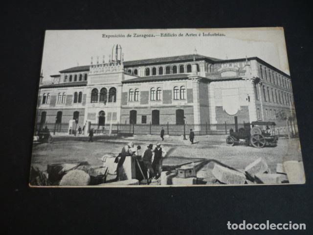 Postales: ZARAGOZA EXPOSICION 1908 EDIFICIO DE ARTES E INDUSTRIAS - Foto 1