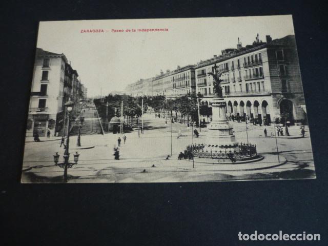 Postales: ZARAGOZA PASEO DE LA INDEPENDENCIA - Foto 1