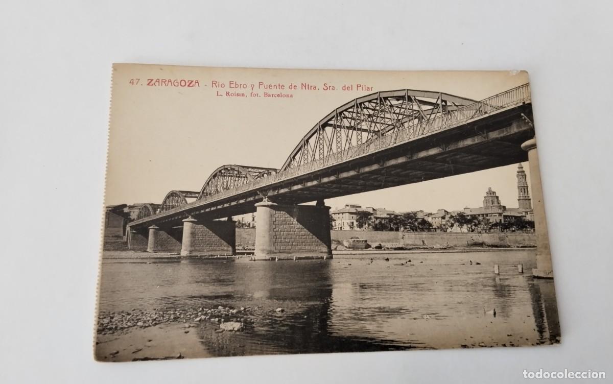 Postales: ZARAGOZA , POSTAL ANTIGUA , BLANCO Y NEGRO - Foto 1