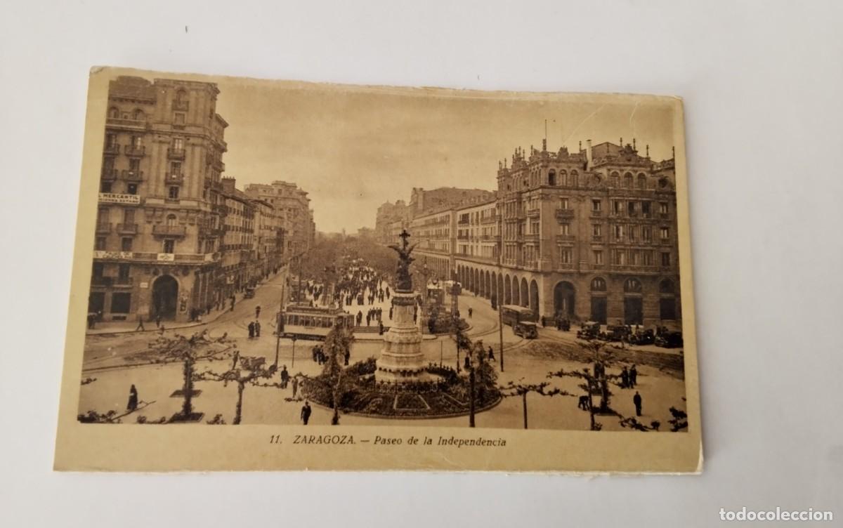 Postales: ZARAGOZA , POSTAL ANTIGUA , BLANCO Y NEGRO - Foto 2