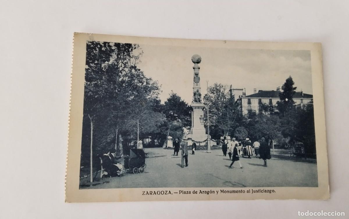 Postales: ZARAGOZA , POSTAL ANTIGUA , BLANCO Y NEGRO - Foto 2