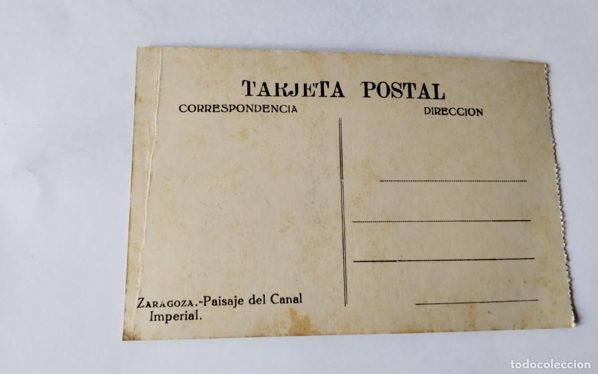 Postales: ZARAGOZA , POSTAL ANTIGUA , BLANCO Y NEGRO - Foto 3