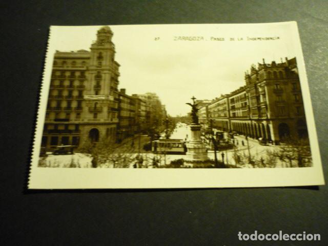 Postales: ZARAGOZA PASEO DE LA INDEPENDENCIA - Foto 1