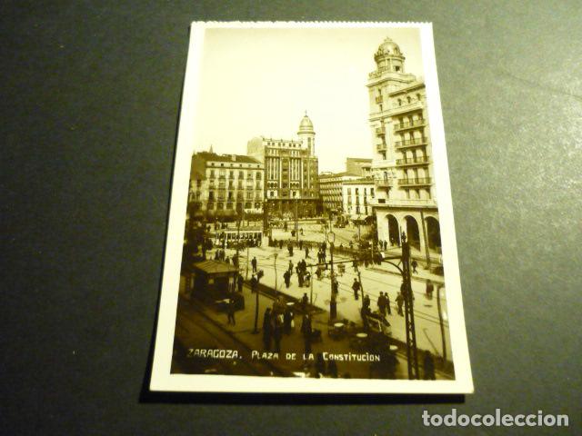 Postales: ZARAGOZA PLAZA DE LA CONSTITUCION - Foto 1