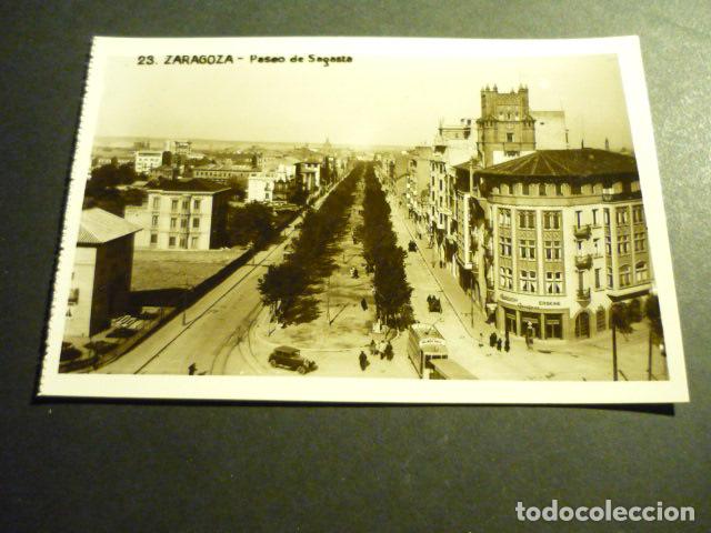 Postales: ZARAGOZA PASEO DE SAGASTA - Foto 1
