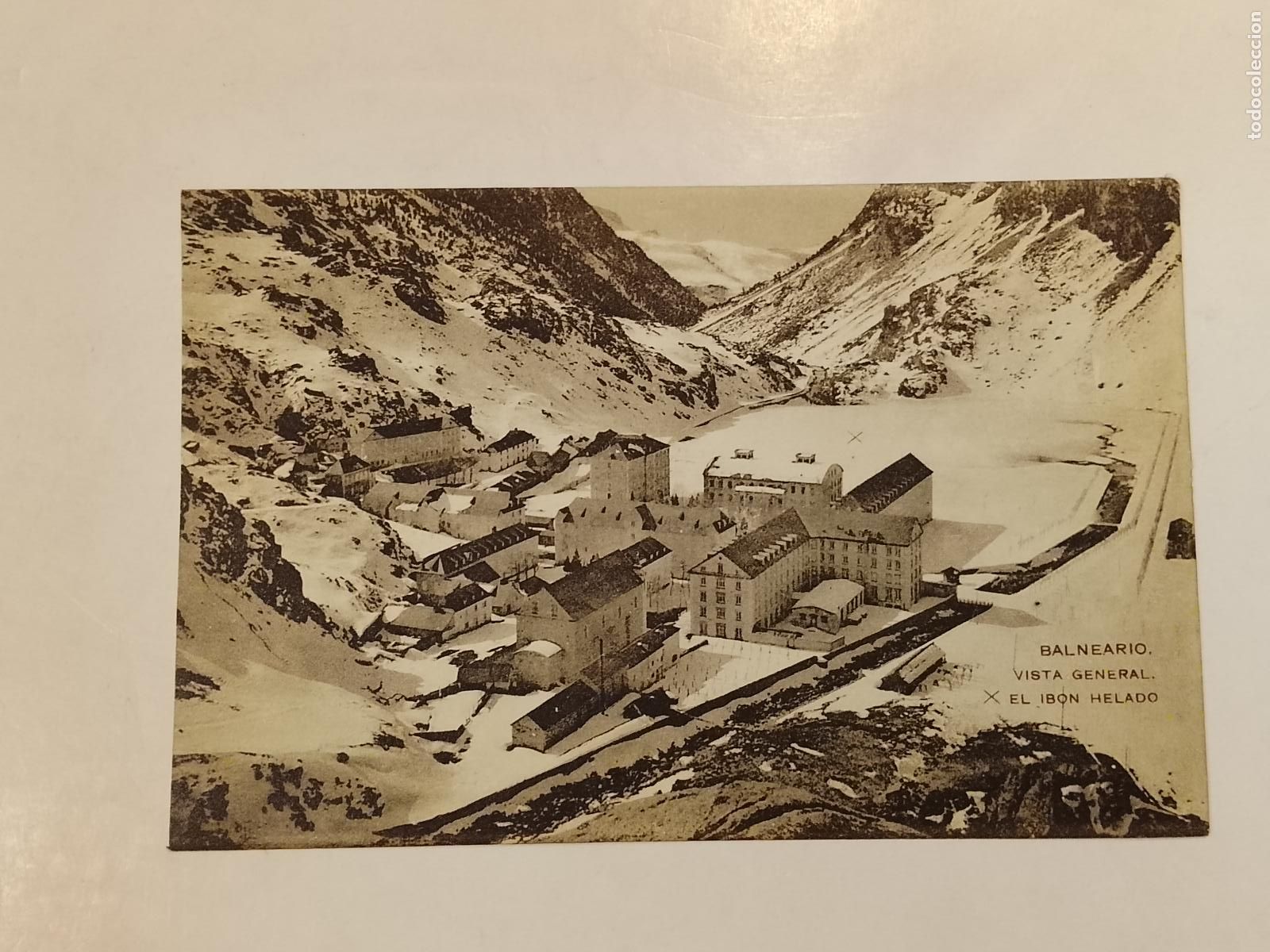 Postales: BALNEARIO DE PANTICOSA - VISTA GENERAL EL IBON HELADO - EDICION F.H. JACA -POSTAL ANTIGUA-(115.229)