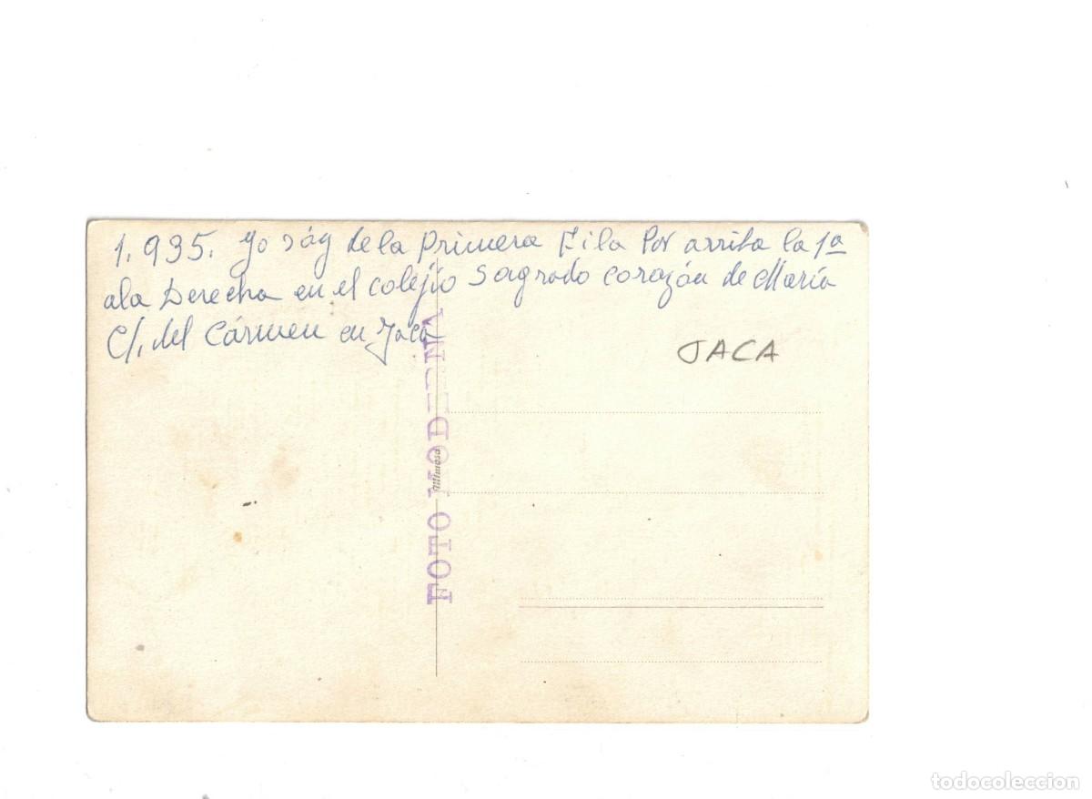 Postales: JACA. COLEGIO SAGRADO COREAZON DE MAR&Iacute;A 1935 - Foto 2