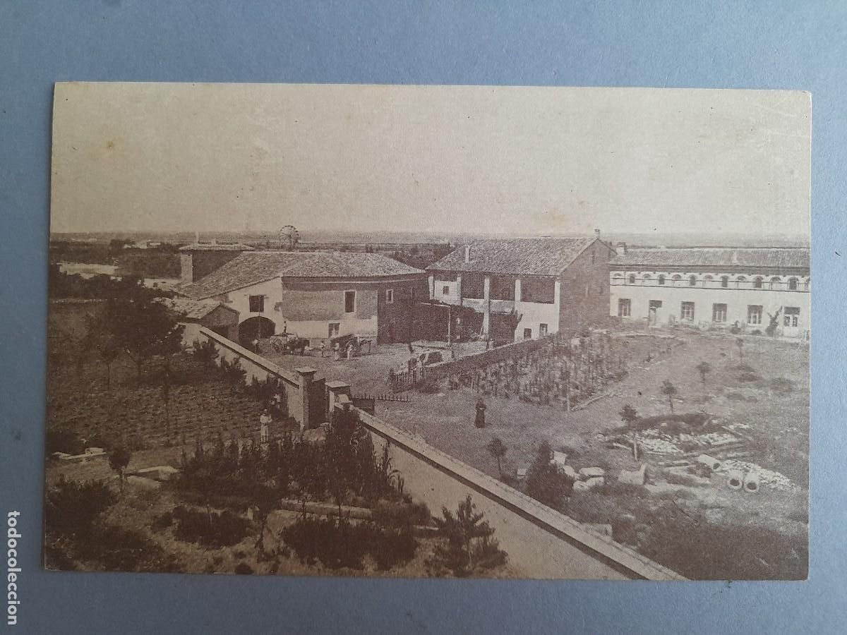Postales: postal cartuja de aula dei - zaragoza-patio de las dependencias (princ XX aprox)