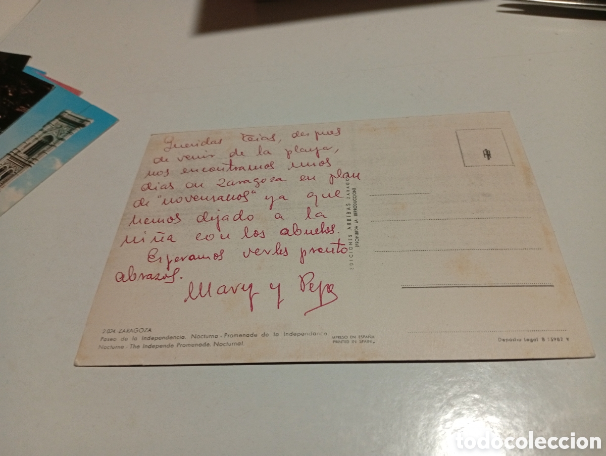 Postales: Postal Zaragoza............ - Foto 2