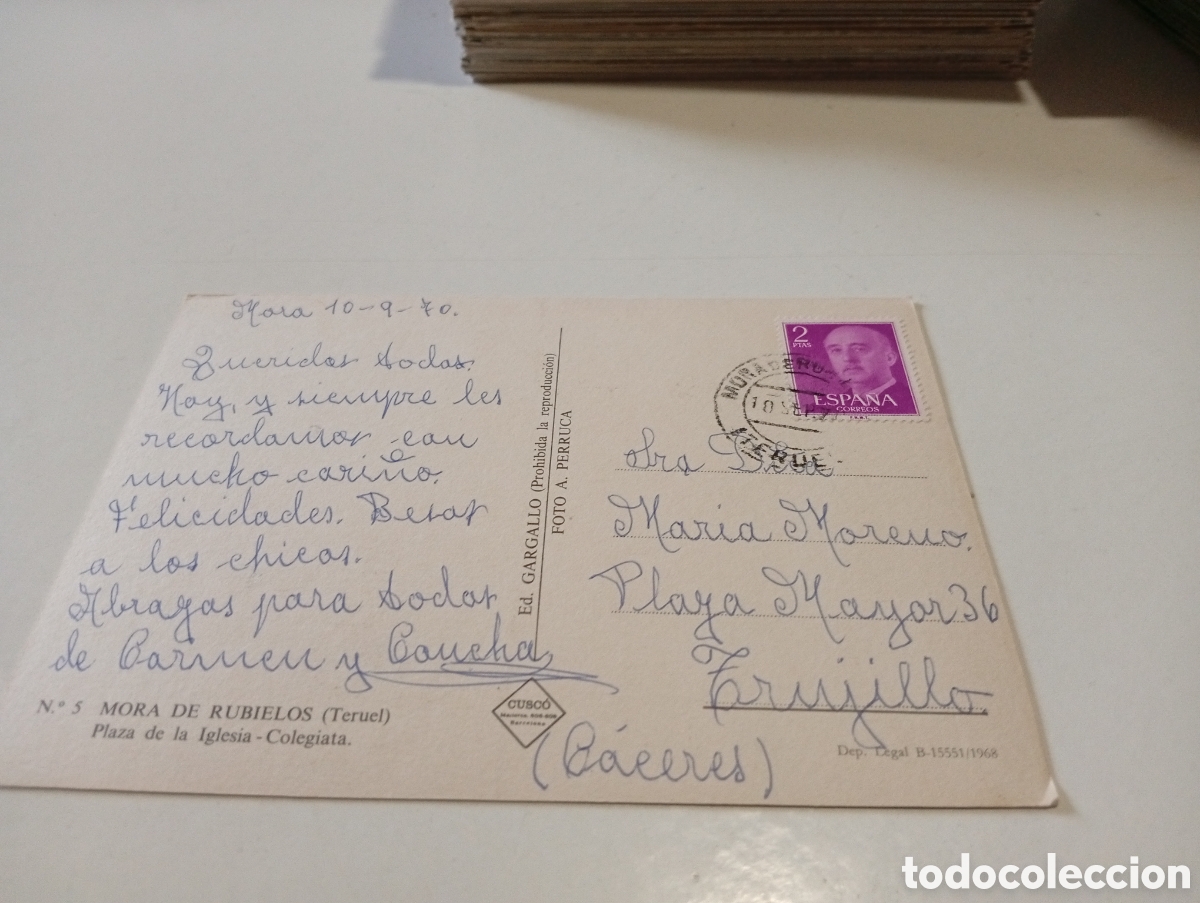 Postales: Postal Mora de Rubielos - Foto 2