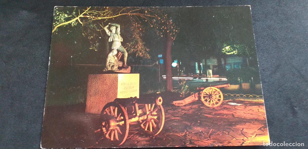 Postales: ZARAGOZA-V23-150X105mm.-NO ESCRITA-GLORIETA DE SASERA-MONUMENTO...