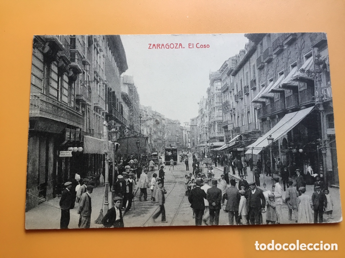Postales: 18 ( Tta, Postal,,Zaragoza El Coso ,,nuevo Sin Escribir