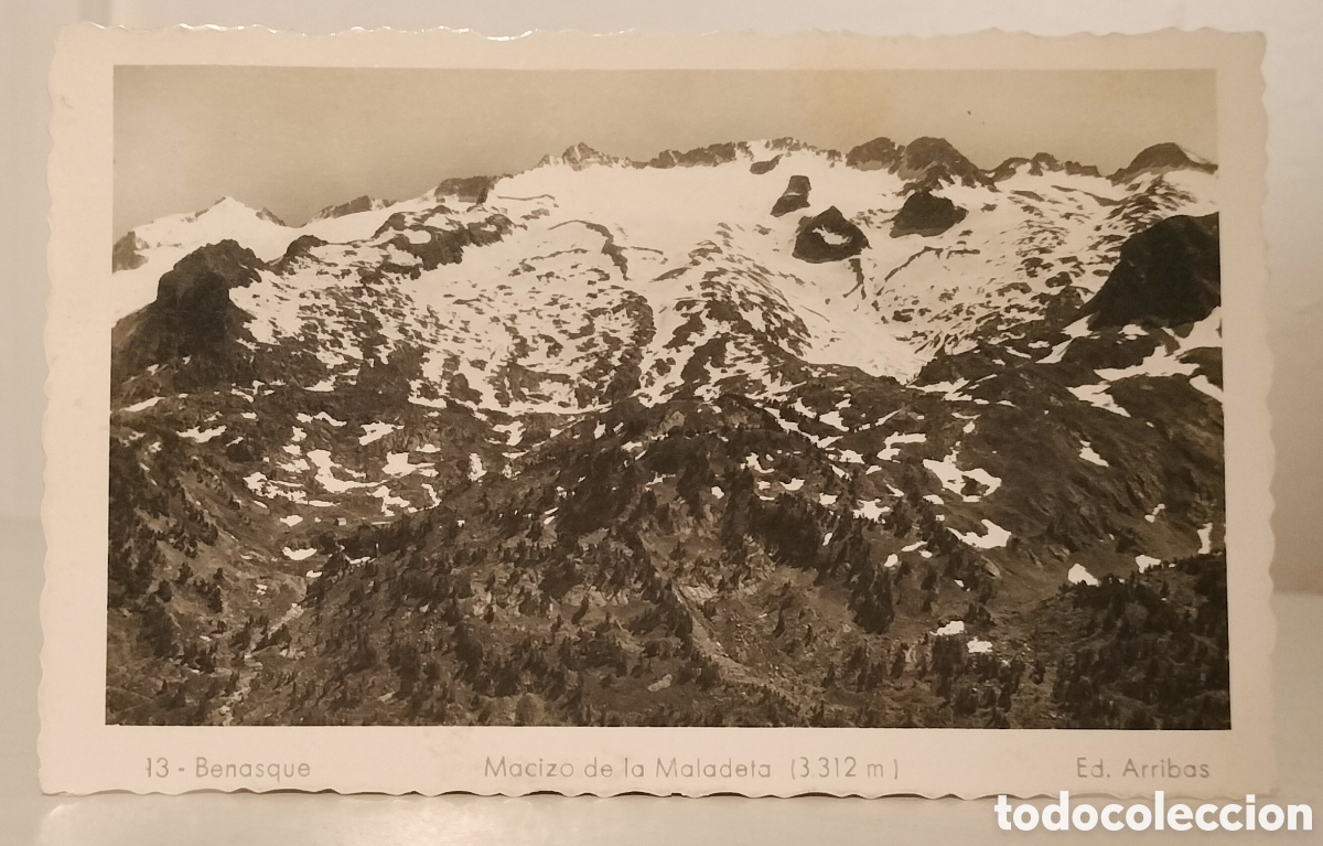 Postales: Benasque (Huesca)macizo de la Maladeta - Foto 1