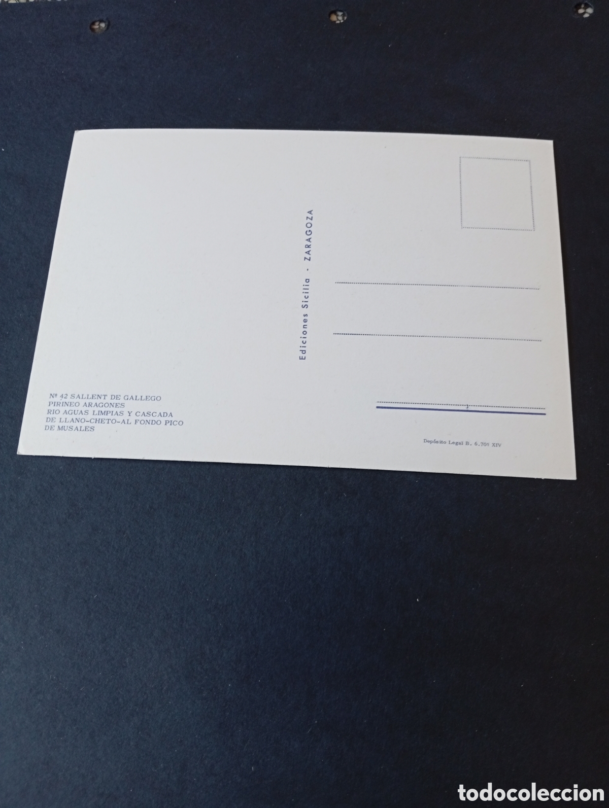 Postales: Postal Sallent de Gallego - Foto 2