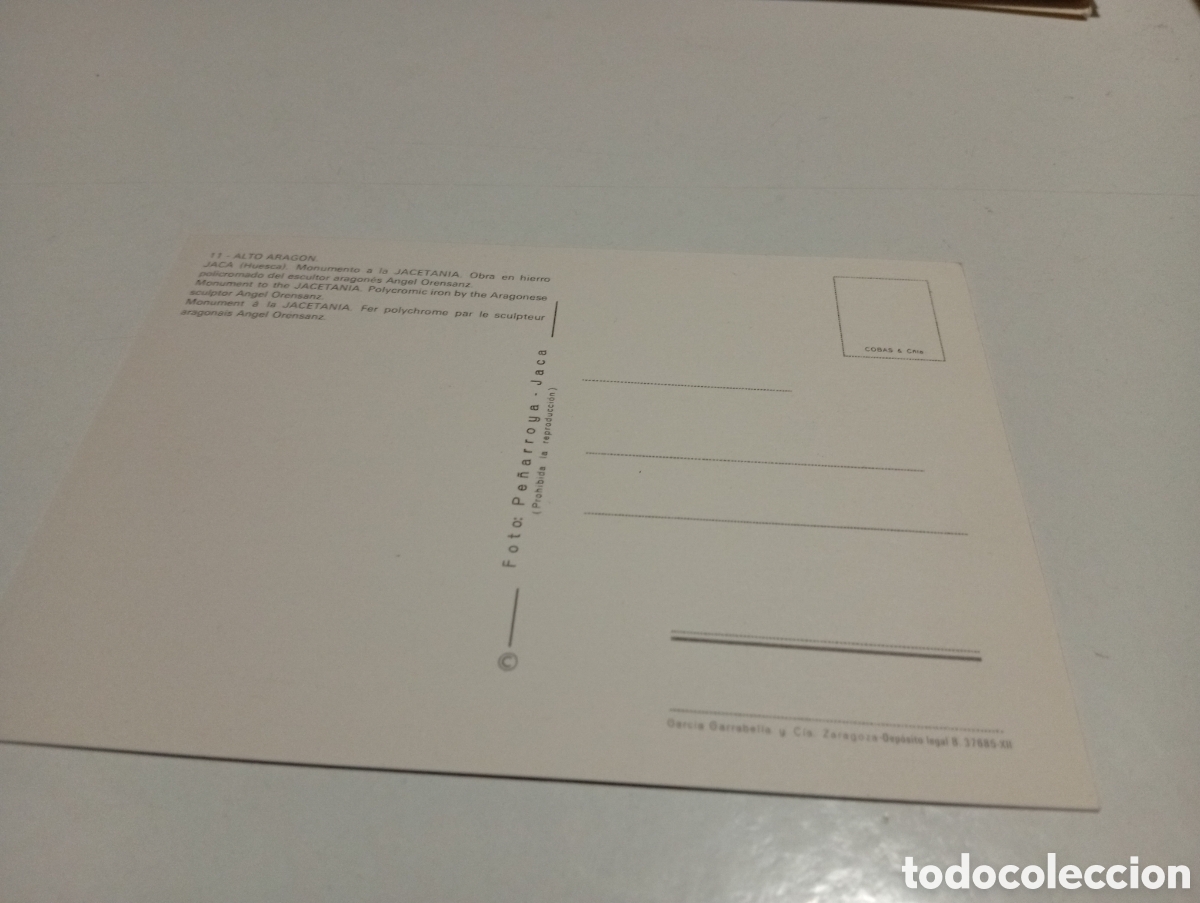 Postales: Postal Jaca, monumento a la Jacetania - Foto 2