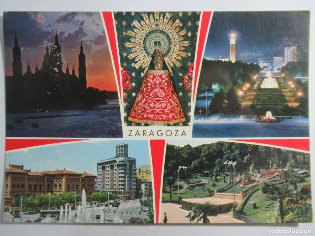 Postales: Zaragoza - Bellezas de la Ciudad - Circulada - Foto 1