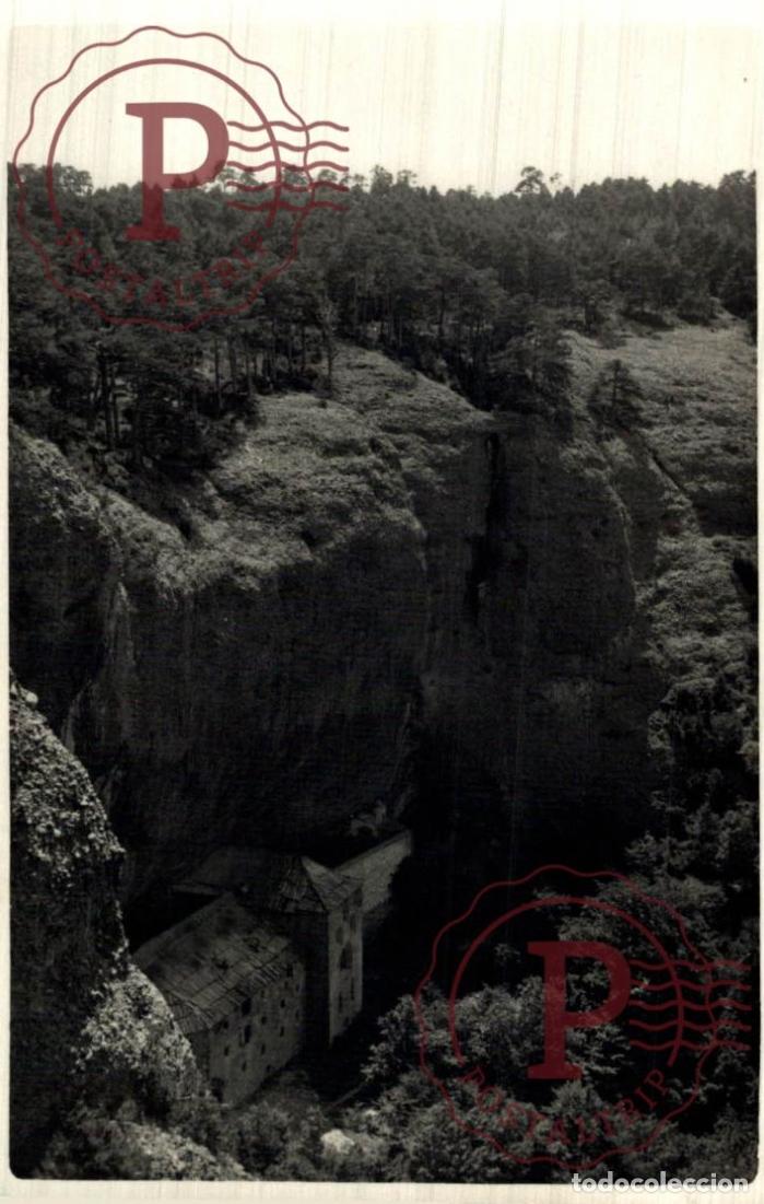 Postales: HUESCA. BOTAYA. MONASTERIO SAN JUAN DE LA PE&Ntilde;A. RPPC. FOTOGRAFICA.