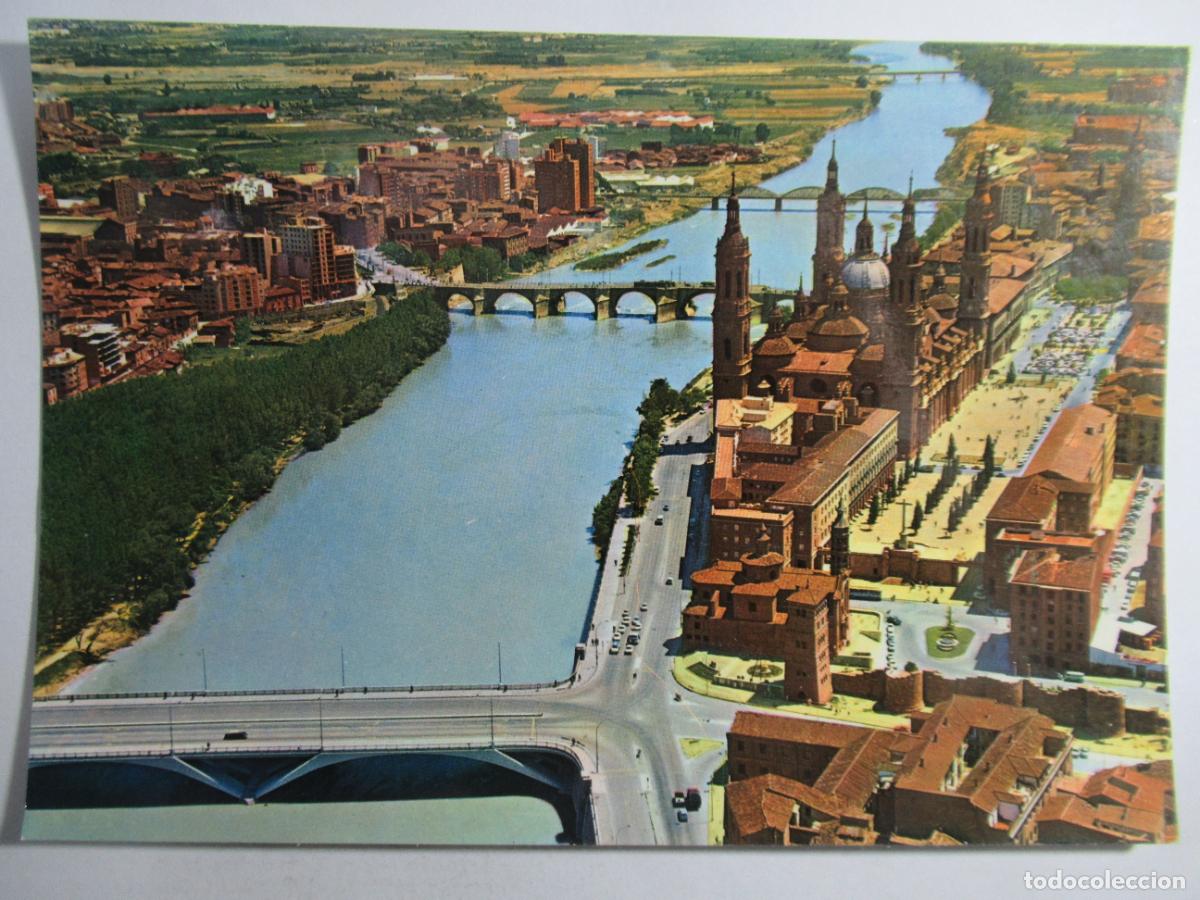 Postales: Zaragoza - El Pilar y R&iacute;o Ebro - S/C - Foto 1