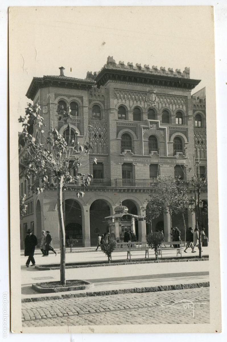 Postales: Zaragoza, Correos y tel&eacute;grafos 45022. Colecci&oacute;n Loty