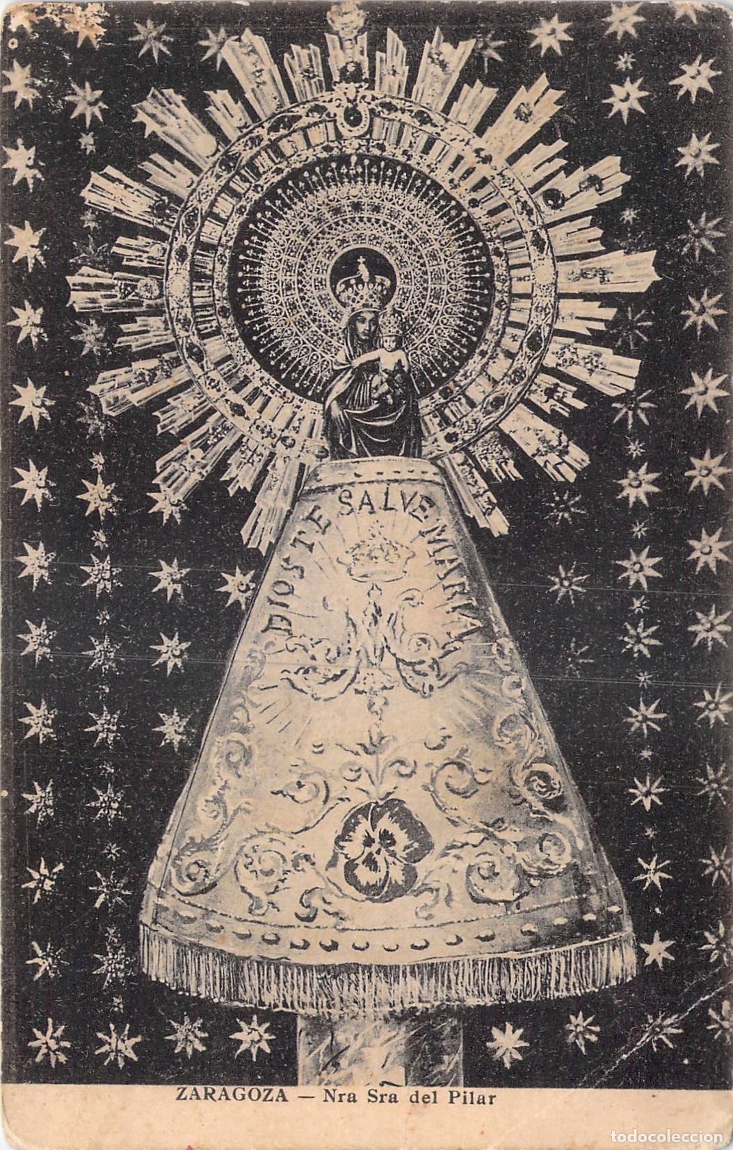 Postales: Postal de Nuestra Se&ntilde;ora del Pilar de Zaragoza