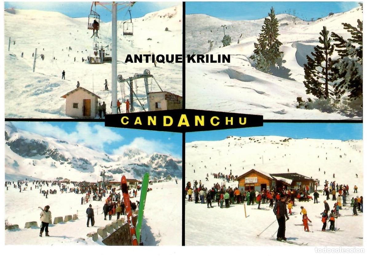 Postales: PIRINEO ARAGONES N&ordm; 217 CANDANCHU / PISTAS DE ESQUI / G. GARRABELLA -PE&Ntilde;ARROYA / SIN FRANQUEAR