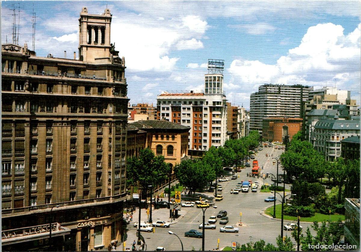 Postales: Zaragoza - Paseo de Pamplona - Arribas 332 - 148x103mm